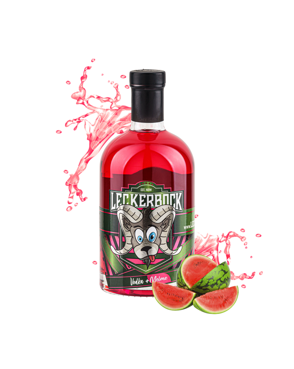 Leckerbock Vodka Melone 0,7l Flasche